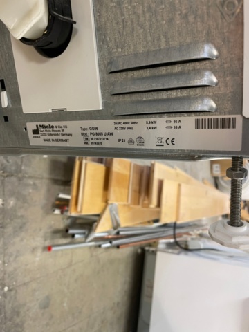 1263445-7 Miele professional Speed PG 8055, dishwasher (2016)