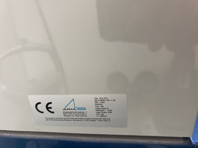 1244774-5 Laser welding Alphalaser ALC 35L