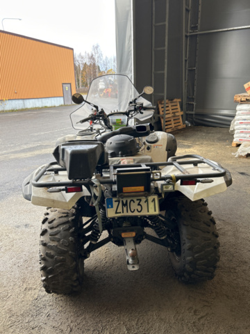 1237720-3 Quad bike Yamaha Grizzly 700 -2018 (repair object)