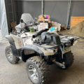 1237720-4 Quad bike Yamaha Grizzly 700 -2018 (repair object)
