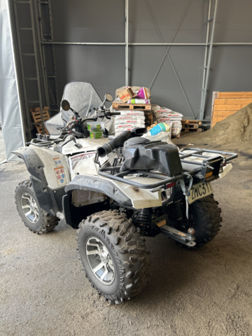 1237720-4 Quad bike Yamaha Grizzly 700 -2018 (repair object)