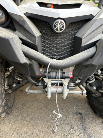 1237720-10 Quad bike Yamaha Grizzly 700 -2018 (repair object)