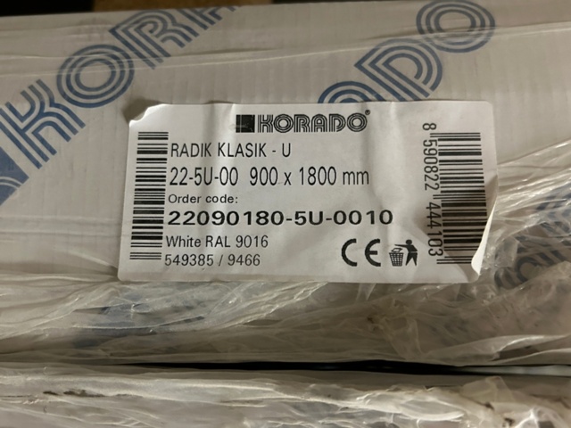 1249133-8 Radiators Korado Radik Klasik 2 different models