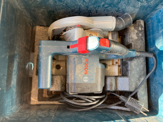 1194547-3 Bosch Professional plunge saw GKT55 GCE with rails