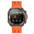 1269603-2 Z7 Ultra Smartwatch 1.46-inch Waterproof Health Monitoring Orange - Shipping Included