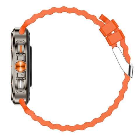 1269603-3 Z7 Ultra Smartwatch 1.46-inch Waterproof Health Monitoring Orange - Shipping Included