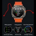 1269603-5 Z7 Ultra Smartwatch 1.46-inch Waterproof Health Monitoring Orange - Shipping Included