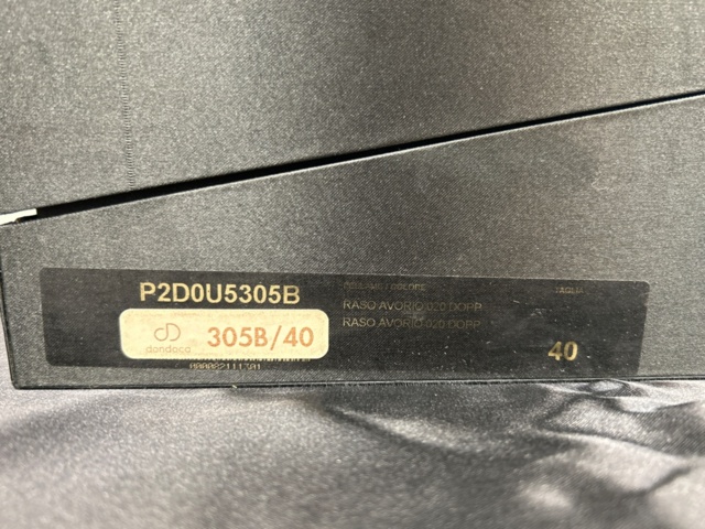 1224726-6 1 pair Gianmarco Lorenzi black label size 40