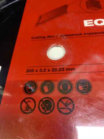 1272504-2 Cutting disc Hilti EQD SPX 305/22 universal