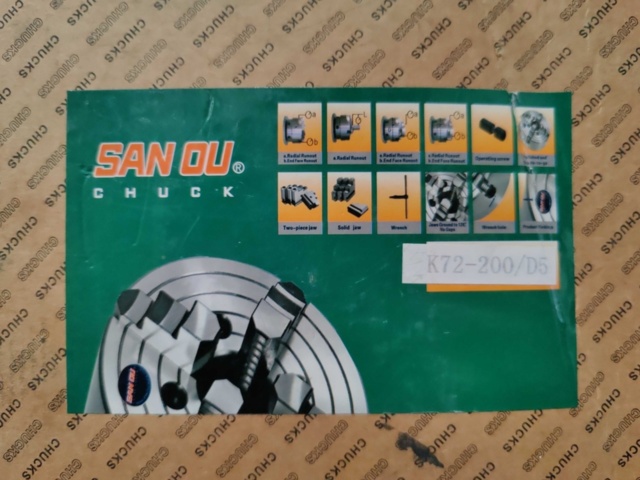 1270392-17 4-back chuck San Ou K72-200/D5 200 mm