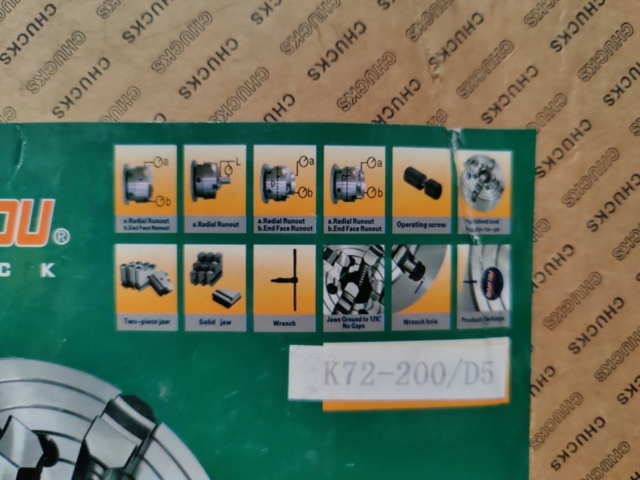 1270392-18 4-back chuck San Ou K72-200/D5 200 mm