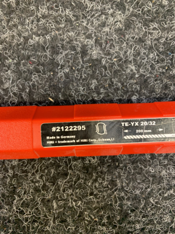 1272601-2 Hammer drill Hilti TE-YX 20/32