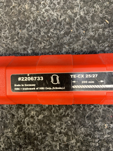 1272732-2 Hammer drill Hilti TE-CX 25/27