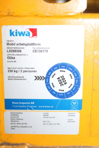 1265086-6 Scissor lift Haulotte Compact 10N (Renovation object)