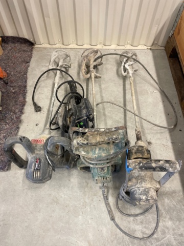 1225611-1 3st mixerstavar, 1 mixermaskin utan visp