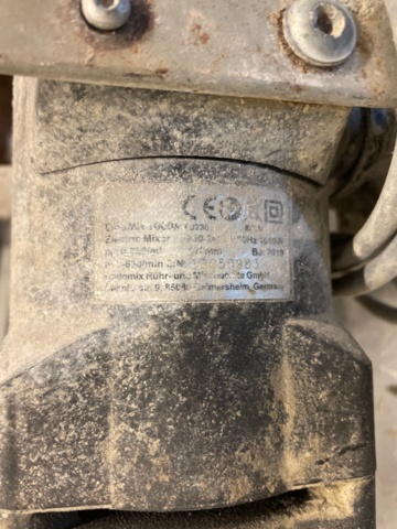 1225611-3 3st mixerstavar, 1 mixermaskin utan visp