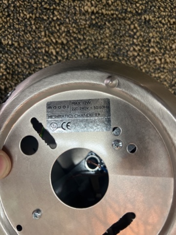 1273139-9 Moooi Meshmatics Chandelier Large 1pc