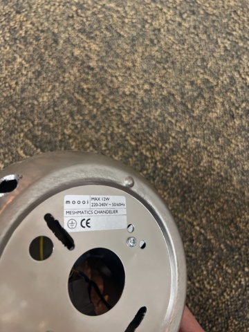 1273139-11 Moooi Meshmatics Chandelier Large 1pc