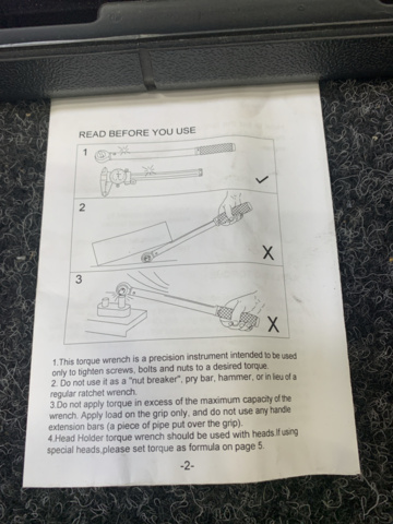 1273064-10 Torque wrench, 1/2" NovaTork P3200