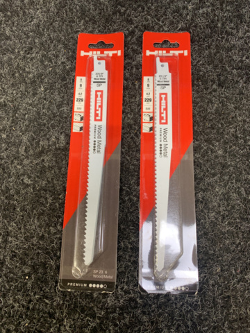 1272821-1 10 pcs Tiger saw blade Hilti SP 23 6 wood/metal