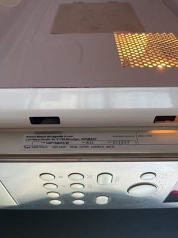 1251777-4 Microwave - Bosch AM817ALS #1