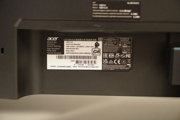 1031136-4 Gaming monitors 2 pcs Acer Nitro VG271U sbmiipx 27"