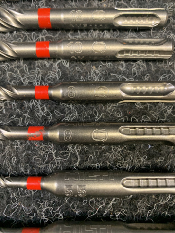 1273144-3 Assortment of hammer drills Hilti