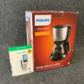 1266971-3 Coffee maker Philips HD7462/20 & Push-button phone Doro 2821 Red/White 4G
