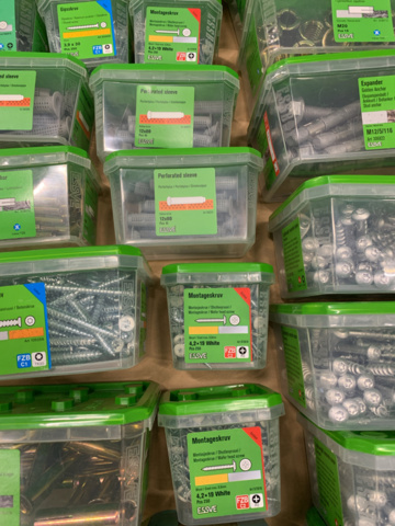 1273378-8 Screw/nail assortment Essve