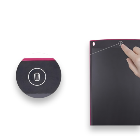 1273704-2 3 pcs Portable Drawing & Writing Pad 8.5 Inch Black - Free shipping