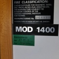 1249113-7 Fireproof safe, Hadak. Mode 1400