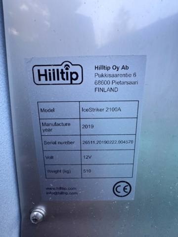 1240557-17 Sand and salt spreader Hilltip IceStriker 2100A - 2019