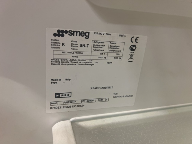 1245138-2 Fridge/Freezer - Smeg FAB32R7