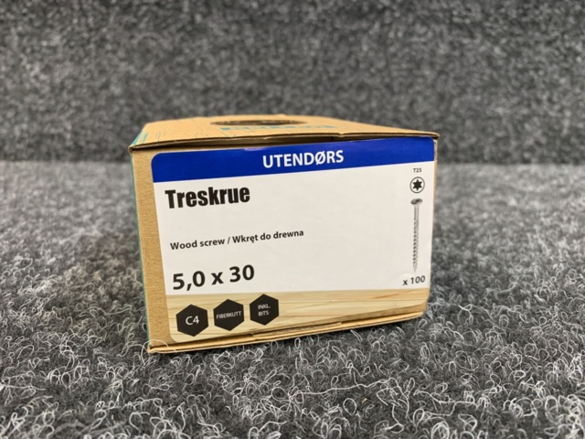 1275025-1 Approx. 2400 Wood screws 5.0x30mm TFT Outdoor