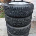 1173888-9 Studded tires 235/65 R17 108T / Alloy wheels Audi Q5 etc.
