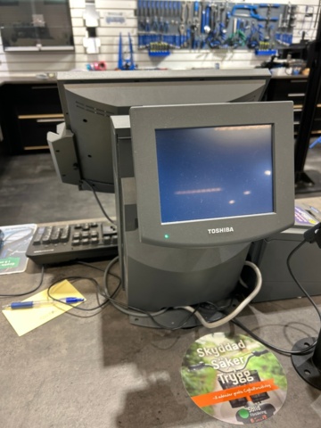 1224809-4 Cash register Toshiba, receipt printer, cash drawer, not card terminal