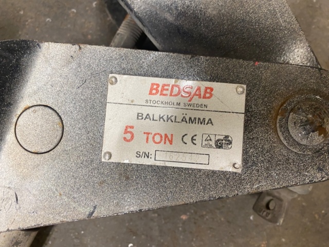 1276931-6 Winch & Beam Clamp