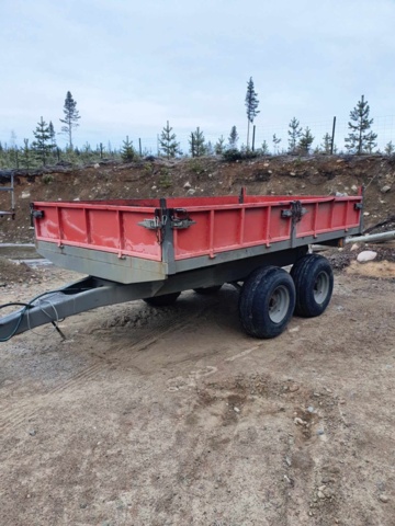 1278568-6 Tippsläp traktor