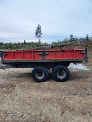 1278568-8 Tippsläp traktor