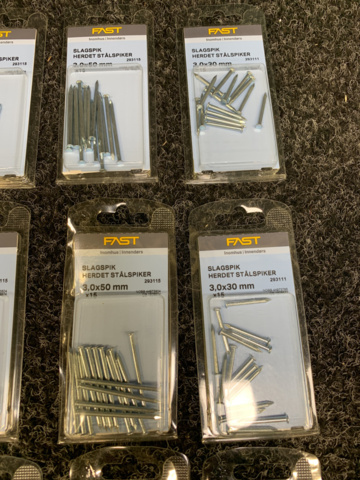 1279224-2 14 packs of impact nails, Fixed