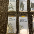 1279224-3 14 packs of impact nails, Fixed