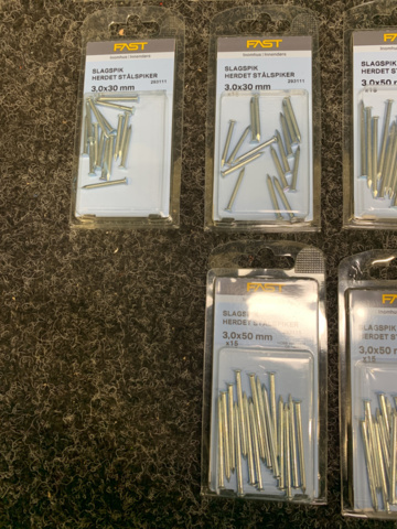 1279224-4 14 packs of impact nails, Fixed