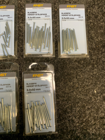 1279224-5 14 packs of impact nails, Fixed