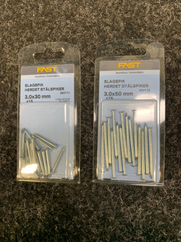 1279224-6 14 packs of impact nails, Fixed