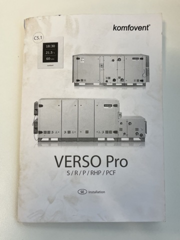 1269746-20 Ventilation system Komfovent Verso Pro -2019