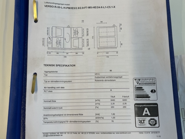 1269746-22 Ventilation system Komfovent Verso Pro -2019