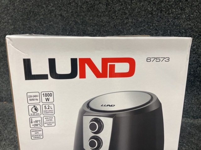 1277531-3 Airfryer 5.2L 1800W 67573, Lund