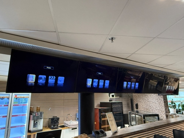 1176842-1 Digitala menytavlor med upphängningsanordning 6 st