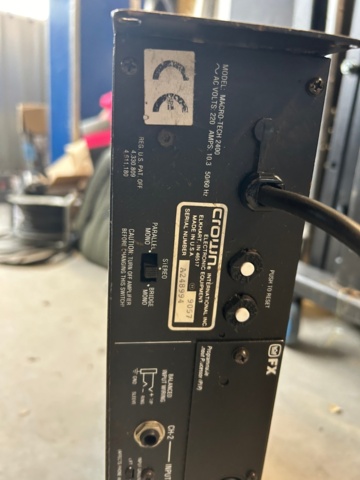 1250776-3 Amplifier Crown Macro-Tech 2400