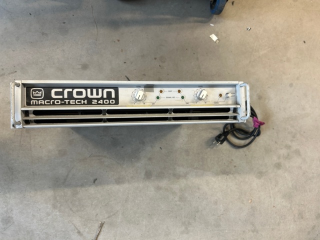 1250776-1 Amplifier Crown Macro-Tech 2400
